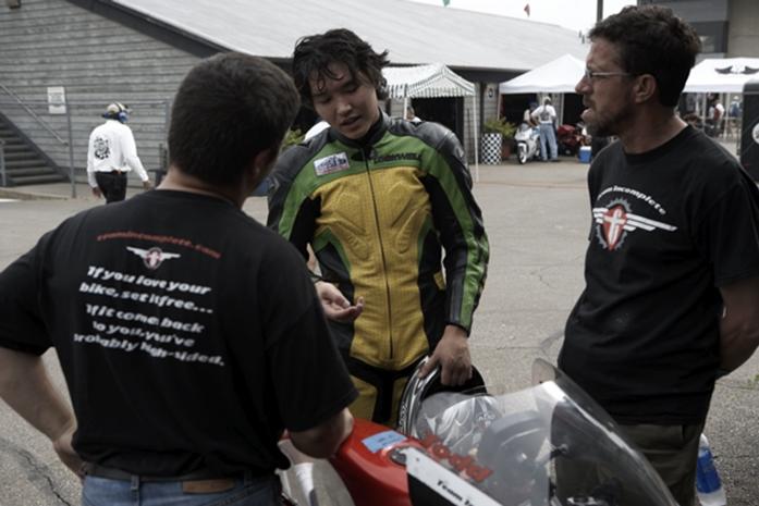 Peter Politiek, currently a German Superbike rider, on the Mk2.5 at Mid-Ohio, 2007.